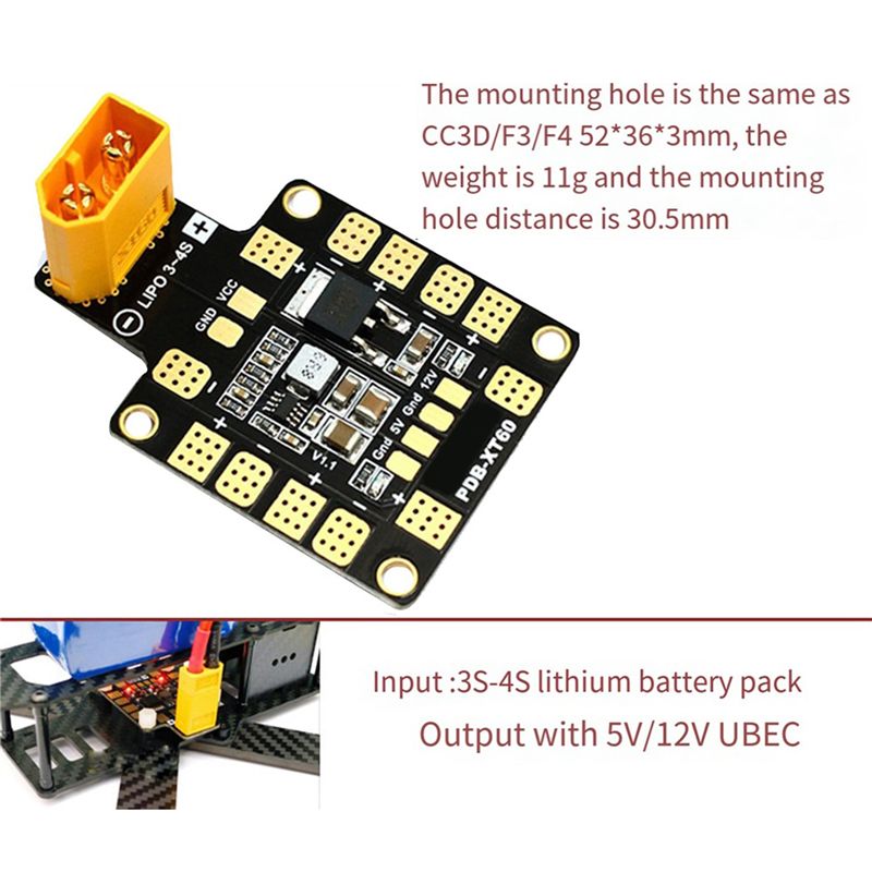 B78B-4X For Matek Systems PDB  - Drone Power Distribution Board review and price